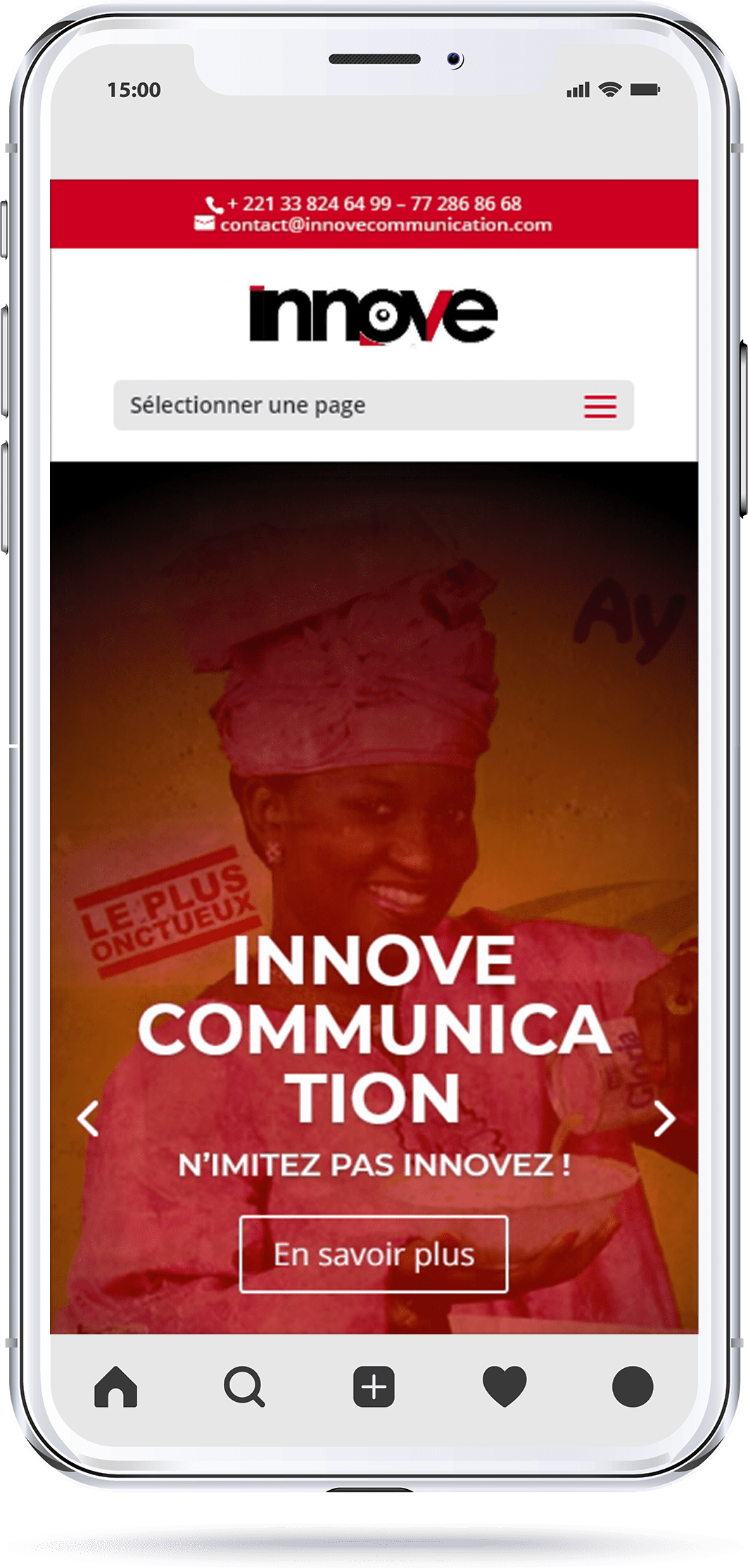 Création Site Internet Innove Communication Mobile